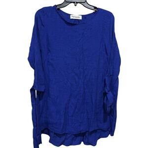 Impressions Shirt Womens 2XL Tunic Tie Sleeves Minimalist Blouse Top Minimalist